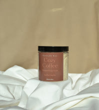Load image into Gallery viewer, Cozy coffee whipped soap, coffee scrub soap whipped soap, whipped soap, naturally kay
