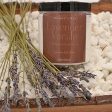 Load image into Gallery viewer, Lavender Vanilla, Lavender vanilla soap, lavender vanilla whipped soap, whipped soap, naturally kay
